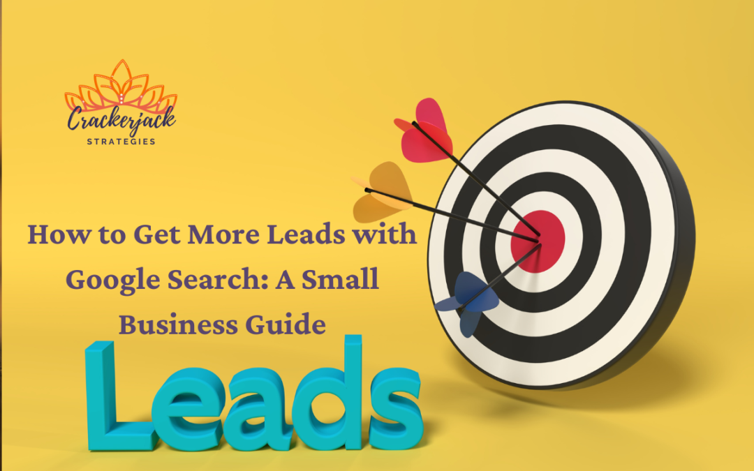 A target symbolizing Google Lead Generation and 3 arrows.